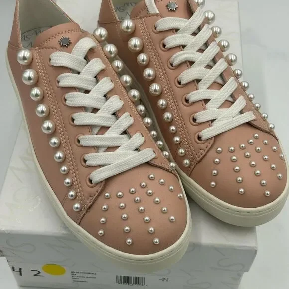 Women's Stuart Weitzman Goldie glam, convertible sneaker size 6 - Picture 9 of 10